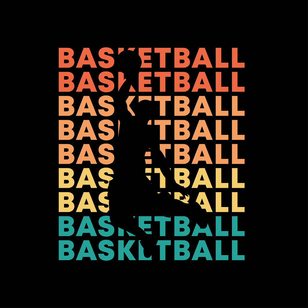 Redunk retro basketball silhouette player T-shirt featuring a classic sports design on a comfortable cotton fabric.
