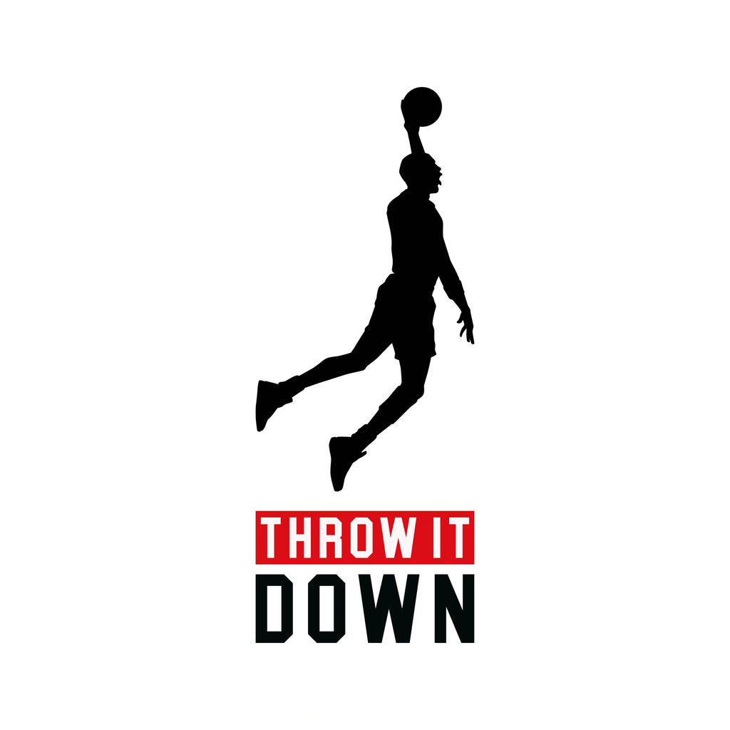 Redunk Thaow it Down Basketball Legend T-Shirt featuring a graphic print of a legendary basketball player on a black cotton tee.