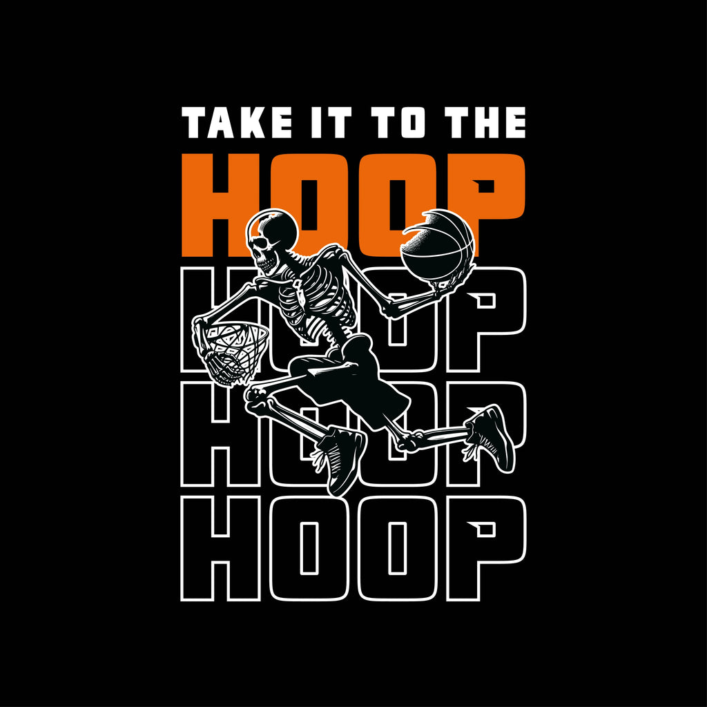 Redunk Take It To The Hoop basketball T-shirt featuring a sporty design and vibrant colors on a comfortable cotton fabric.