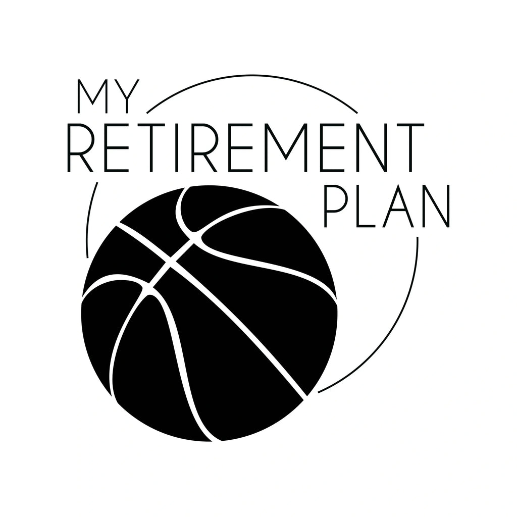 Redunk funny basketball T-shirt with retirement plan graphic, casual unisex tee, perfect for basketball fans and humor lovers.