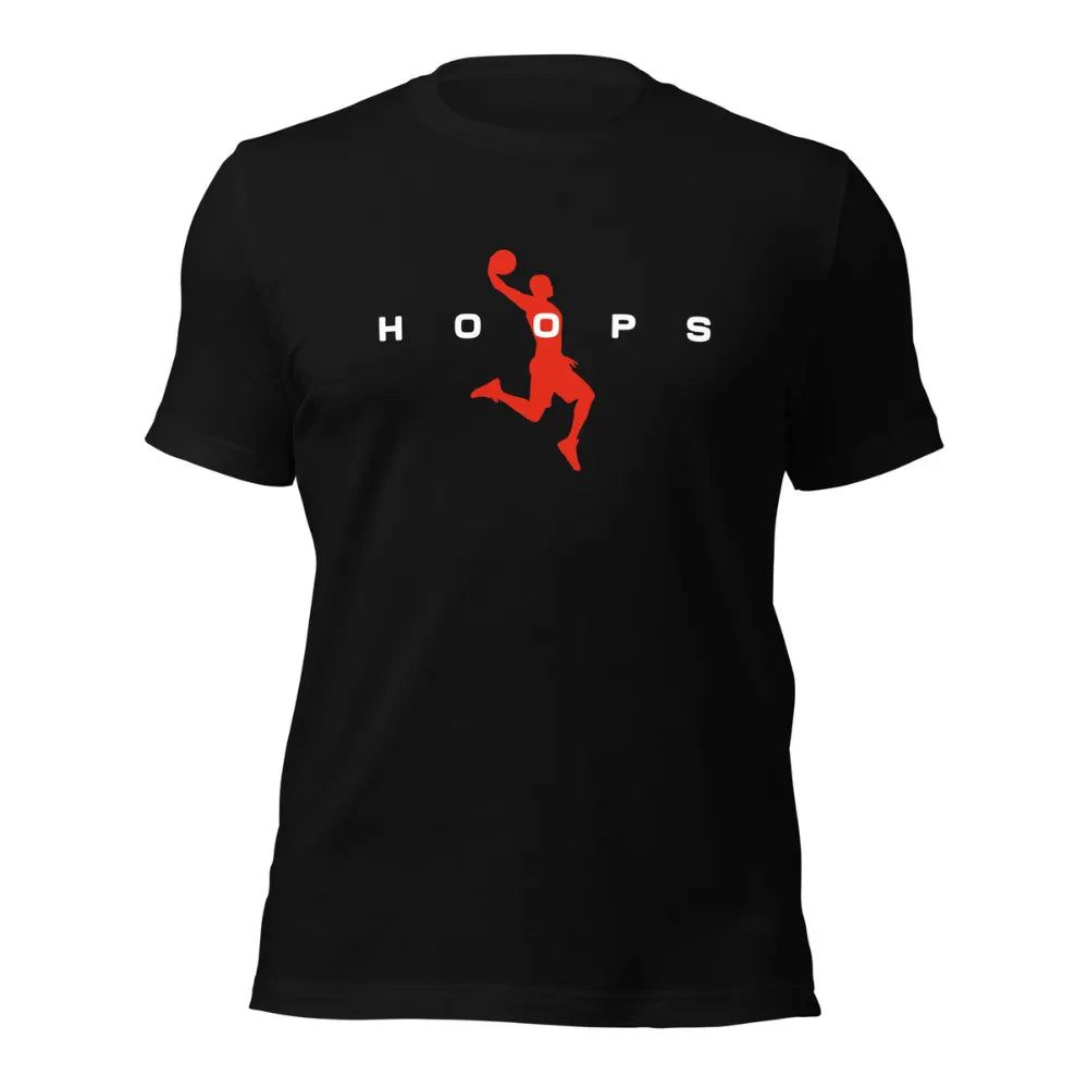 Hoops Basketball Red Motion Dunker T-Shirt