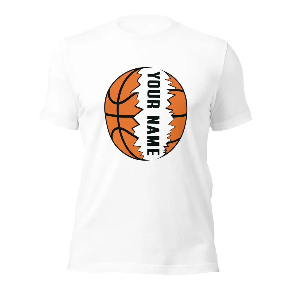 Your Name Here Custom Basketball Gift T-Shirt For Players