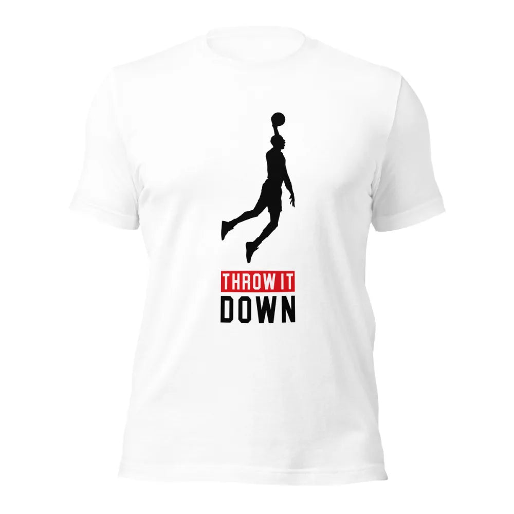 Throw It Down Basketball Legend Player T-Shirt