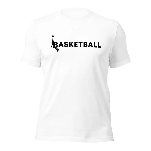 Basketball Typography Player Silhouette T-Shirt