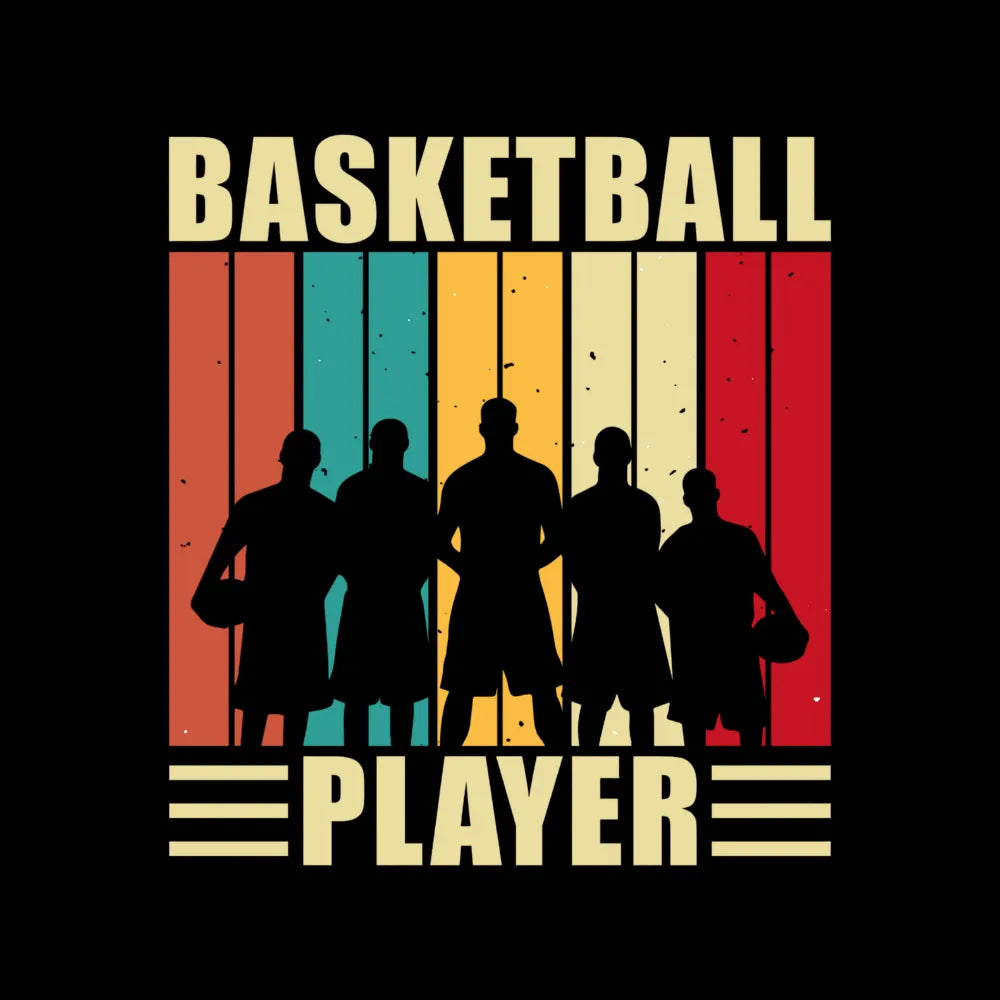 Retro Basketball Team Players T-Shirt