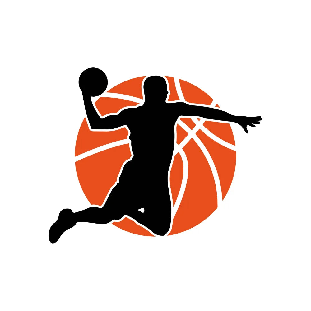 Slam Dunk Player Basketball Silhouette T-Shirt