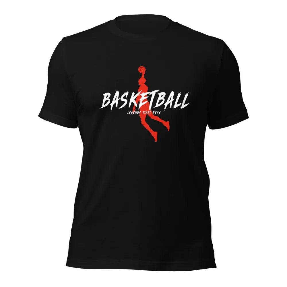 Red Legend Player Inspired Basketball T-Shirt