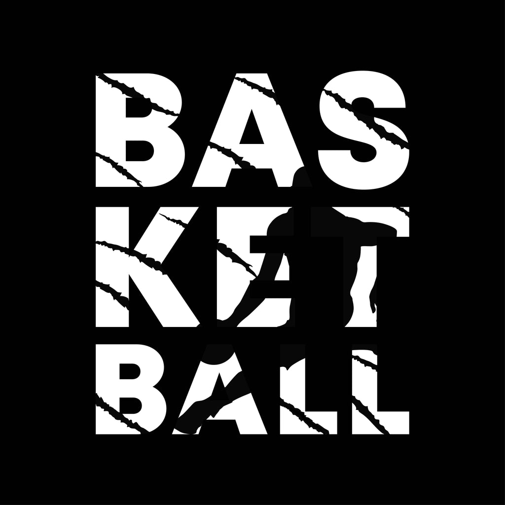 Redunk distressed basketball dribble graphic T-shirt showing bold sports-themed print on a casual T-shirt.