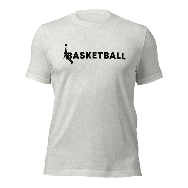 Basketball Typography Player Silhouette T-Shirt